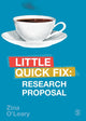 Book cover of: Research Proposal. By: Zina O′Leary