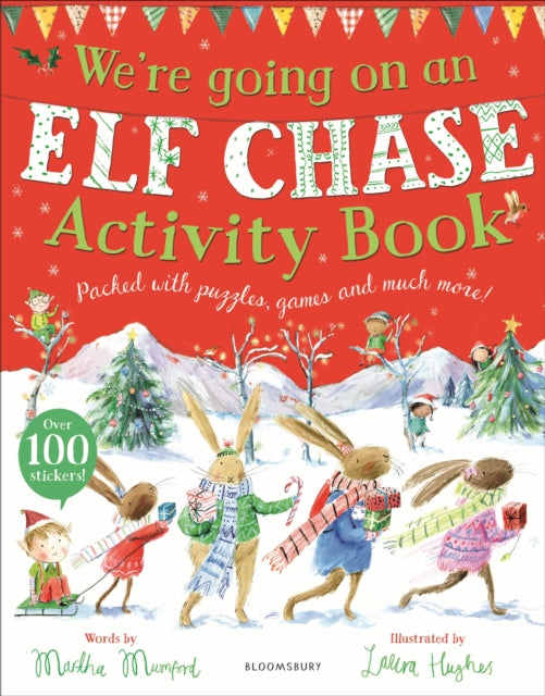 Book cover of: We're Going on an Elf Chase Activity Book. By: Martha Mumford