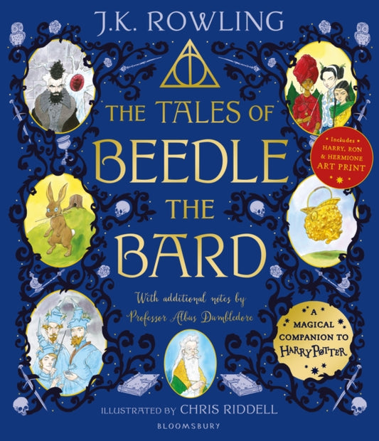 Book cover of: Tales of Beedle the Bard - Illustrated Edition. By: J. K. Rowling