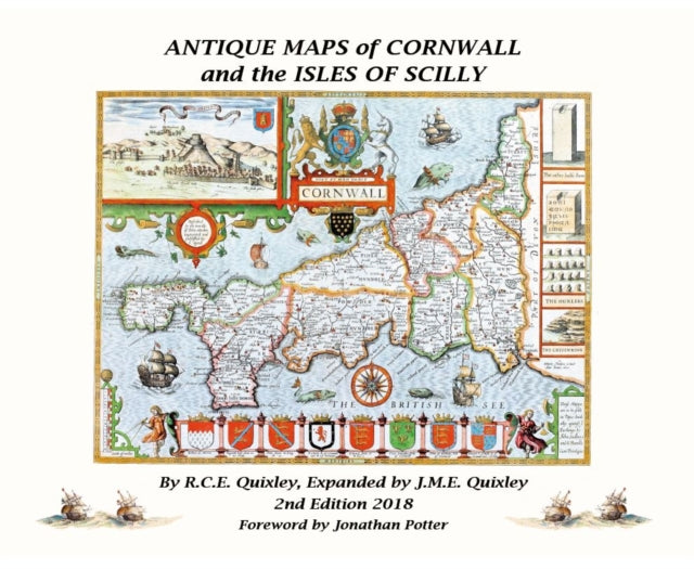 Book cover of: ANTIQUE MAPS OF CORNWALL AND THE ISLES OF SCILLY
