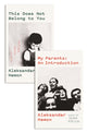 Book cover of: My Parents: An Introduction / This Does Not Belong to You. By: Aleksandar Hemon