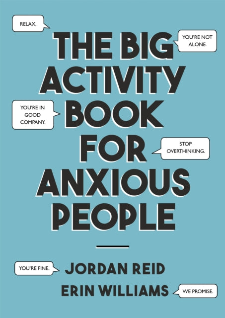 Book cover of: Big Activity Book for Anxious People. By: Jordan Reid