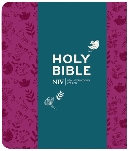 Book cover of: NIV Journalling Plum Soft-tone Bible with Clasp. By: NIV