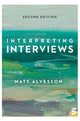 Book cover of: Interpreting Interviews. By: Mats Alvesson