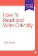 Book cover of: How to Read and Write Critically. By: Alex Baratta