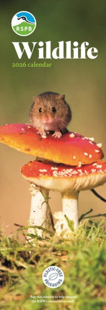 Book cover of: Rspb Wildlife Slim Calendar 2026