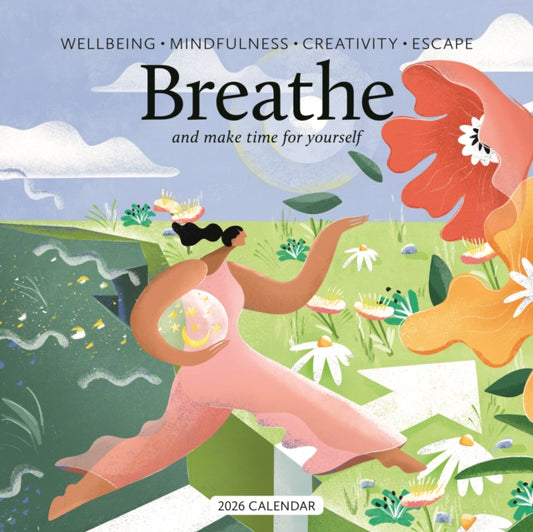 Book cover of: Breathe Square Wall Calendar 2026