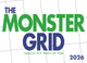 Book cover of: Monster Grid Sunday Start Wall Calendar