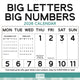 Book cover of: Essential Big Letters Big Numbers Square