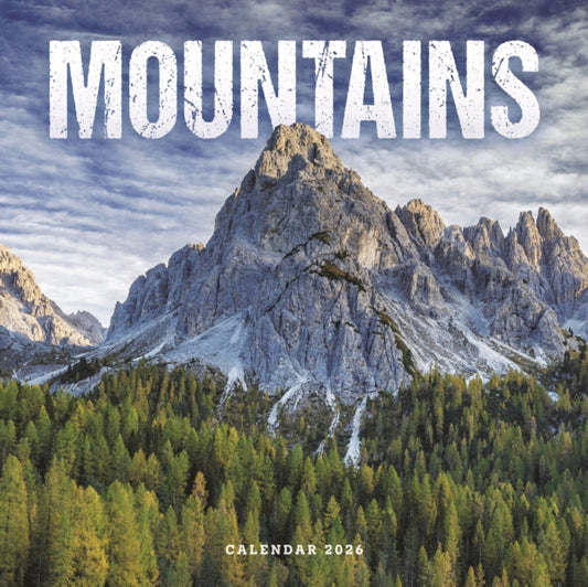Book cover of: Mountains Square Wall Calendar 2026