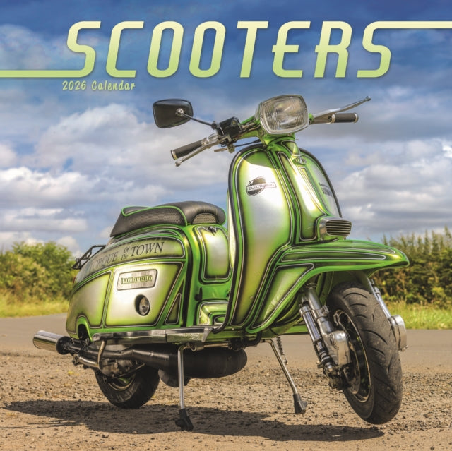 Book cover of: Scooters Square Wall Calendar 2026