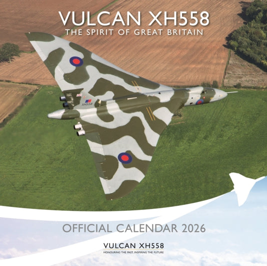 Book cover of: Vulcan Xh558 Square Wall Calendar 2026