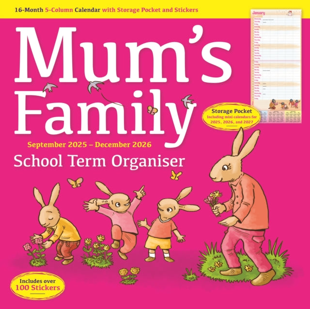 Book cover of: Mums Family Organiser Planner Wall Calen