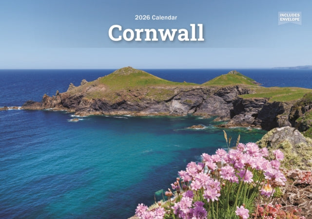 Book cover of: Cornwall A5 Calendar 2026