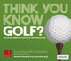 Book cover of: Think You Know Golf Box Calendar 2026