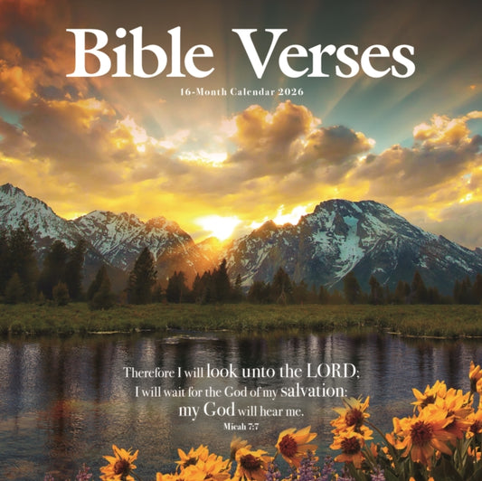 Book cover of: Bible Verses Square Wall Sunday Start Ca