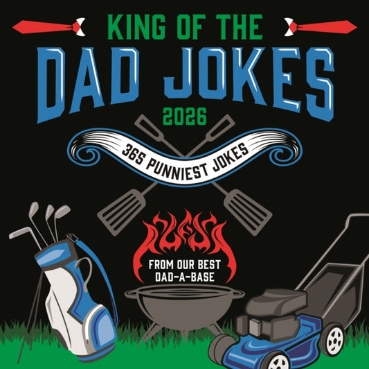Book cover of: King Of The Dad Jokes Square Wall Sunday
