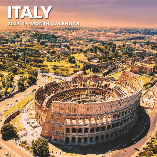 Book cover of: Italy Square Wall Sunday Start Calendar