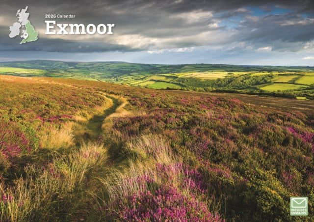 Book cover of: Exmoor A4 Calendar 2026