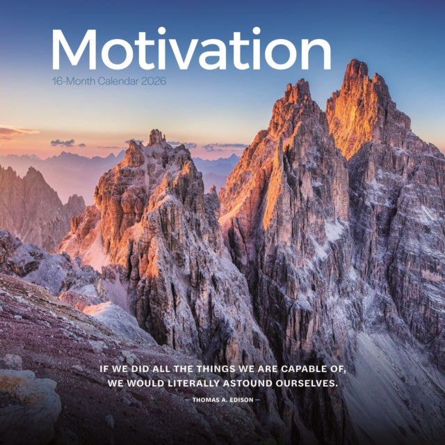 Book cover of: Motivation Square Wall Sunday Start Cale