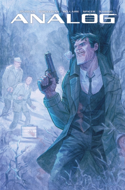 Book cover of: Analog: A Cyber-Dystopian Noir Volume 1:  Death by Algorithm. By: David O'Sullivan