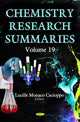 Book cover of: Chemistry Research Summaries. By: Lucille Monaco Cacioppo