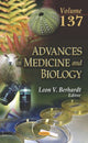 Book cover of: Advances in Medicine and Biology. By: Leon V. Berhardt