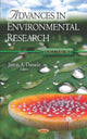 Book cover of: Advances in Environmental Research. By: Justin A. Daniels