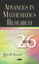 Book cover of: Advances in Mathematics Research. By: Albert R. Baswell