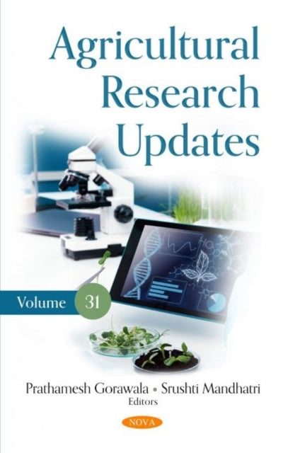 Book cover of: Agricultural Research Updates. By: Prathamesh Gorawala