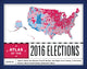 Book cover of: Atlas of the 2016 Elections. By: Robert H. Watrel