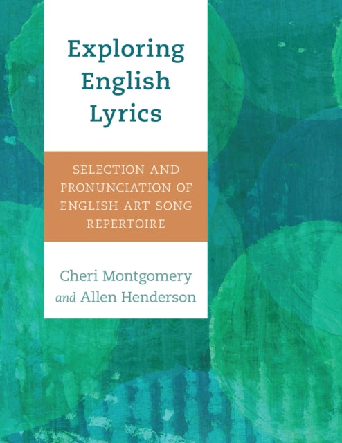 Book cover of: Exploring English Lyrics. By: Cheri Montgomery