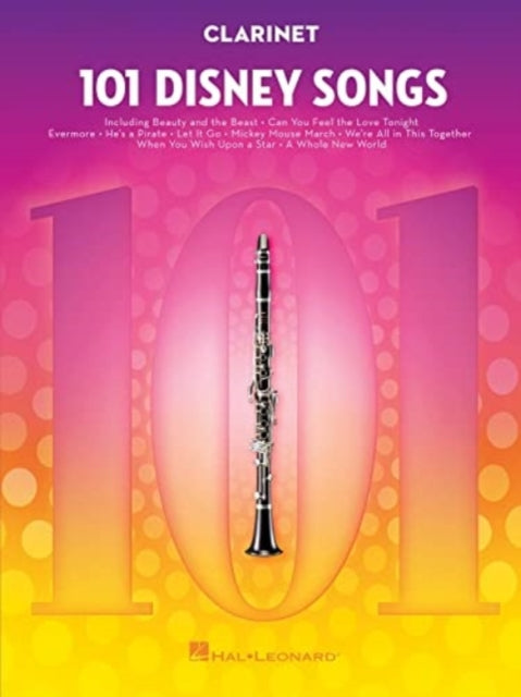 Book cover of: 101 Disney Songs