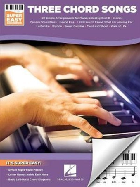 Book cover of: Three Chord Songs - Super Easy Songbook