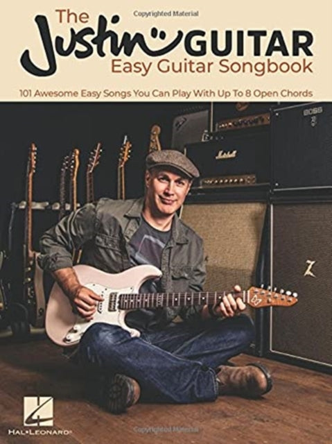 Book cover of: JustinGuitar Easy Guitar Songbook. By: Justin Sandercoe