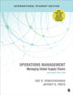 Book cover of: Operations Management - International Student Edition. By: Ray R. Venkataraman