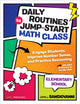Book cover of: Daily Routines to Jump-Start Math Class, Elementary School. By: John J. SanGiovanni