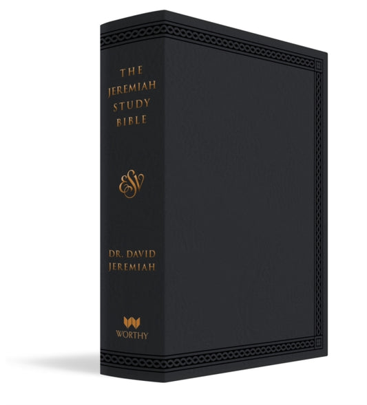 Book cover of: Jeremiah Study Bible, ESV, Black LeatherLuxe (Indexed). By: David Jeremiah