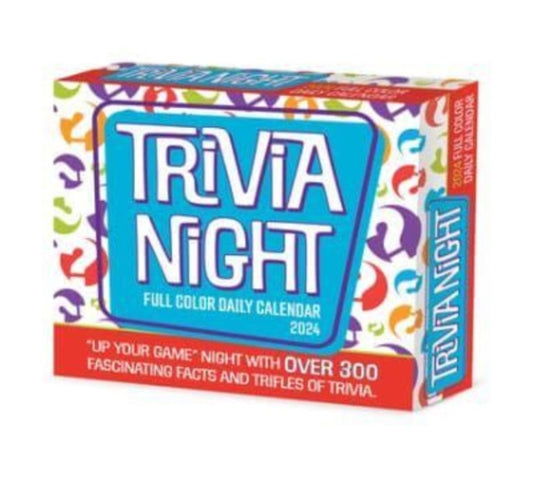 Book cover of: Trivia Night 2024 6.2 X 5.4 Box Calendar
