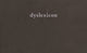 Book cover of: dyslexicon