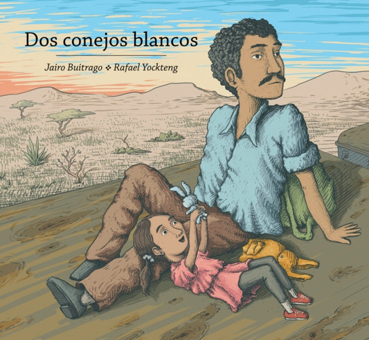 Book cover of: Dos conejos blancos. By: Jairo Buitrago