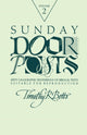 Book cover of: Sunday Door Posts II. By: Timothy R. Botts