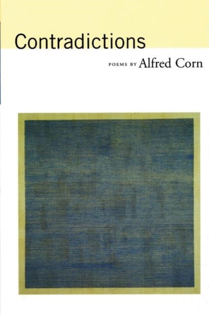 Book cover of: Contradictions. By: Alfred Corn