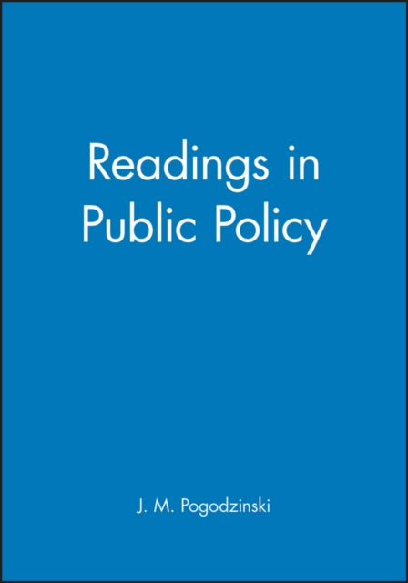 Book cover of: Readings in Public Policy