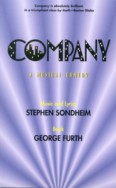 Book cover of: Company. By: Stephen Sondheim