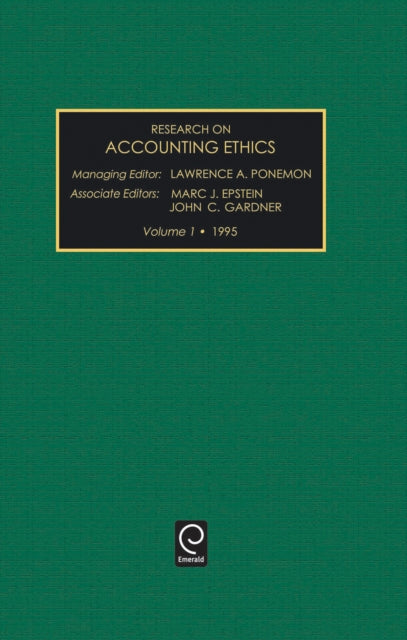 Book cover of: Research on Accounting Ethics. By: Lawren Ponemon
