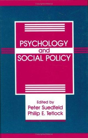 Psychology And Social Policy