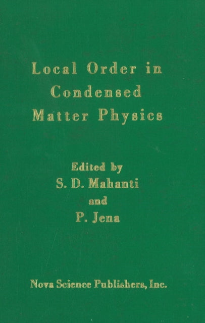 Book cover of: Local Order in Condensed Matter Physics