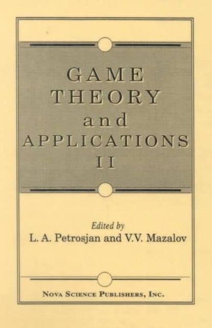 Book cover of: Game Theory & Applications