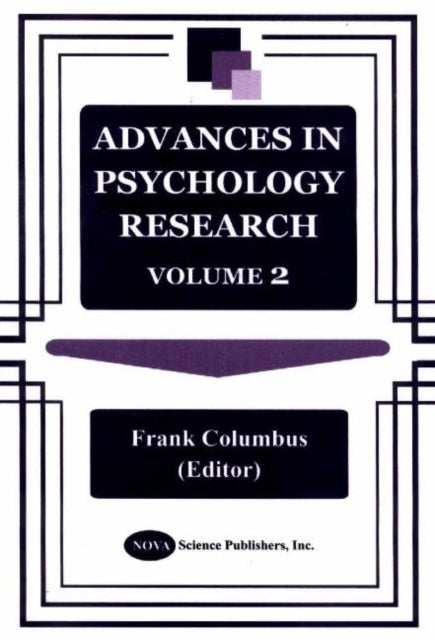 Advances in Psychology Research